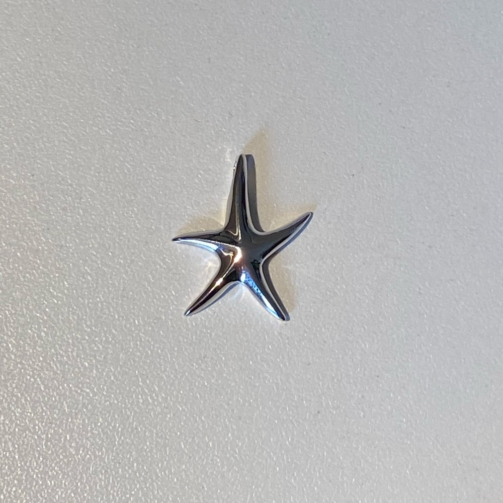 Sterling Silver Starfish Necklace Pendant